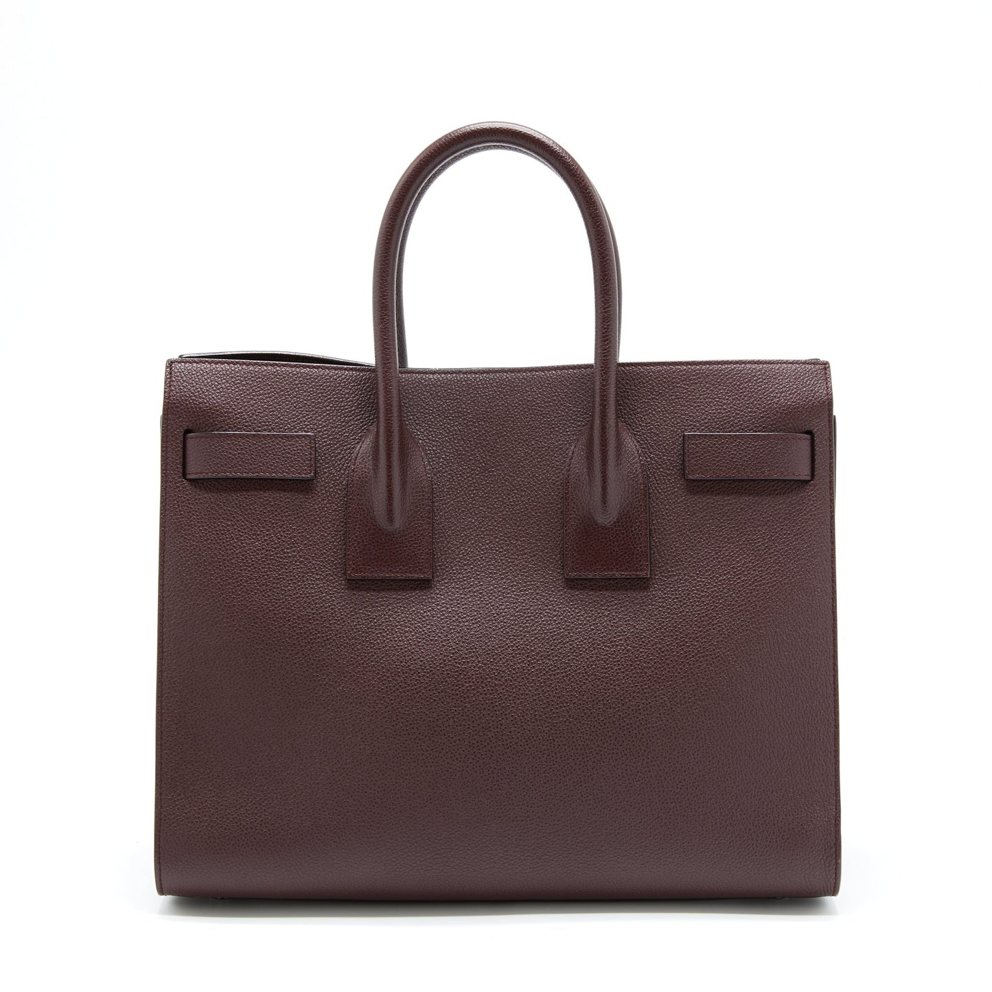 Saint Laurent/ Sac De Jour Calfskin Burgundy Black Hardware