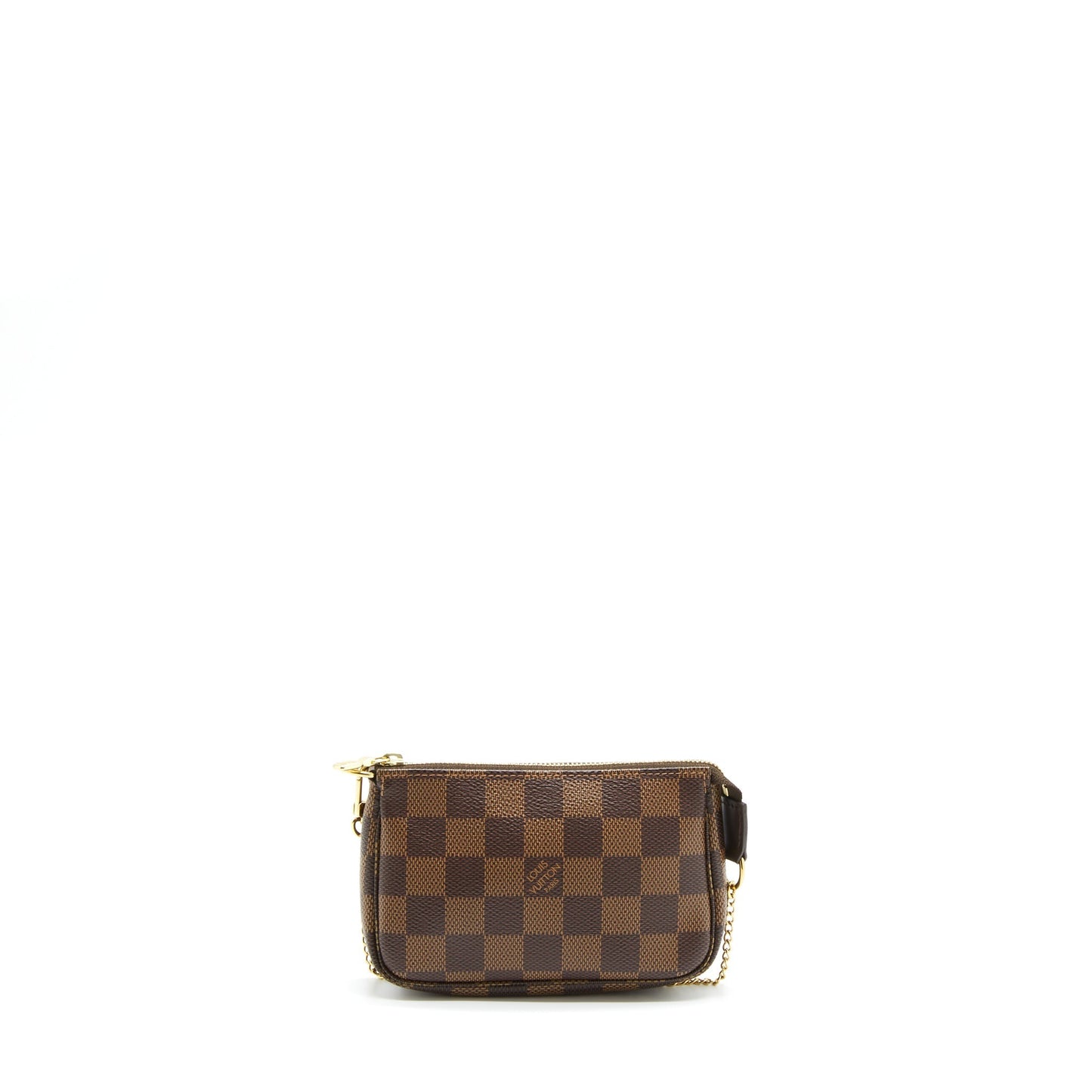Louis Vuitton Mini Pochette Accessories Damier Ebene Canvas GHW