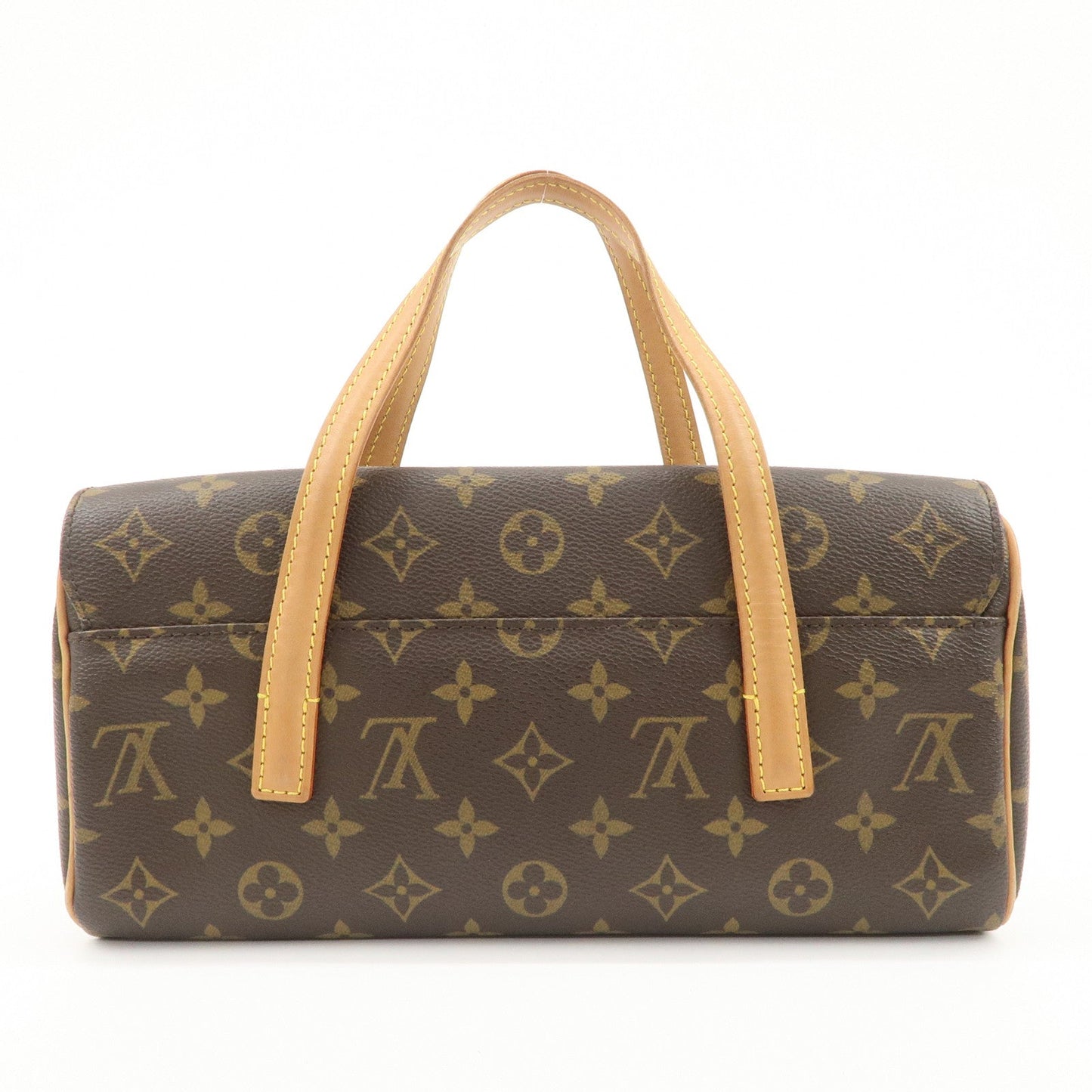 Louis Vuitton Monogram Sonatine Hand Bag Brown M51902  d
