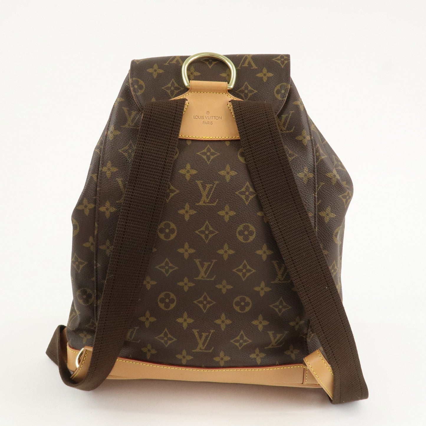 Louis Vuitton Monogram Montsouris GM Backpack Brown M51135  d