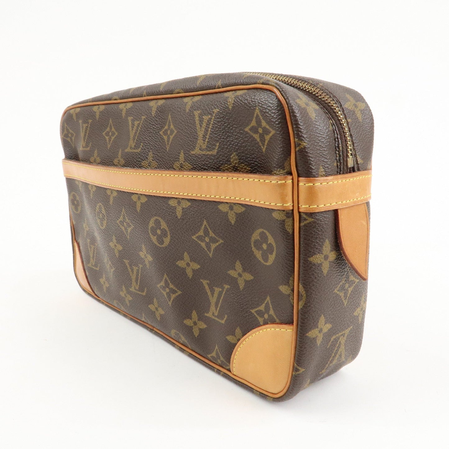 Louis Vuitton Monogram Compiegne 28 Pouch Clutch Bag M51845  d
