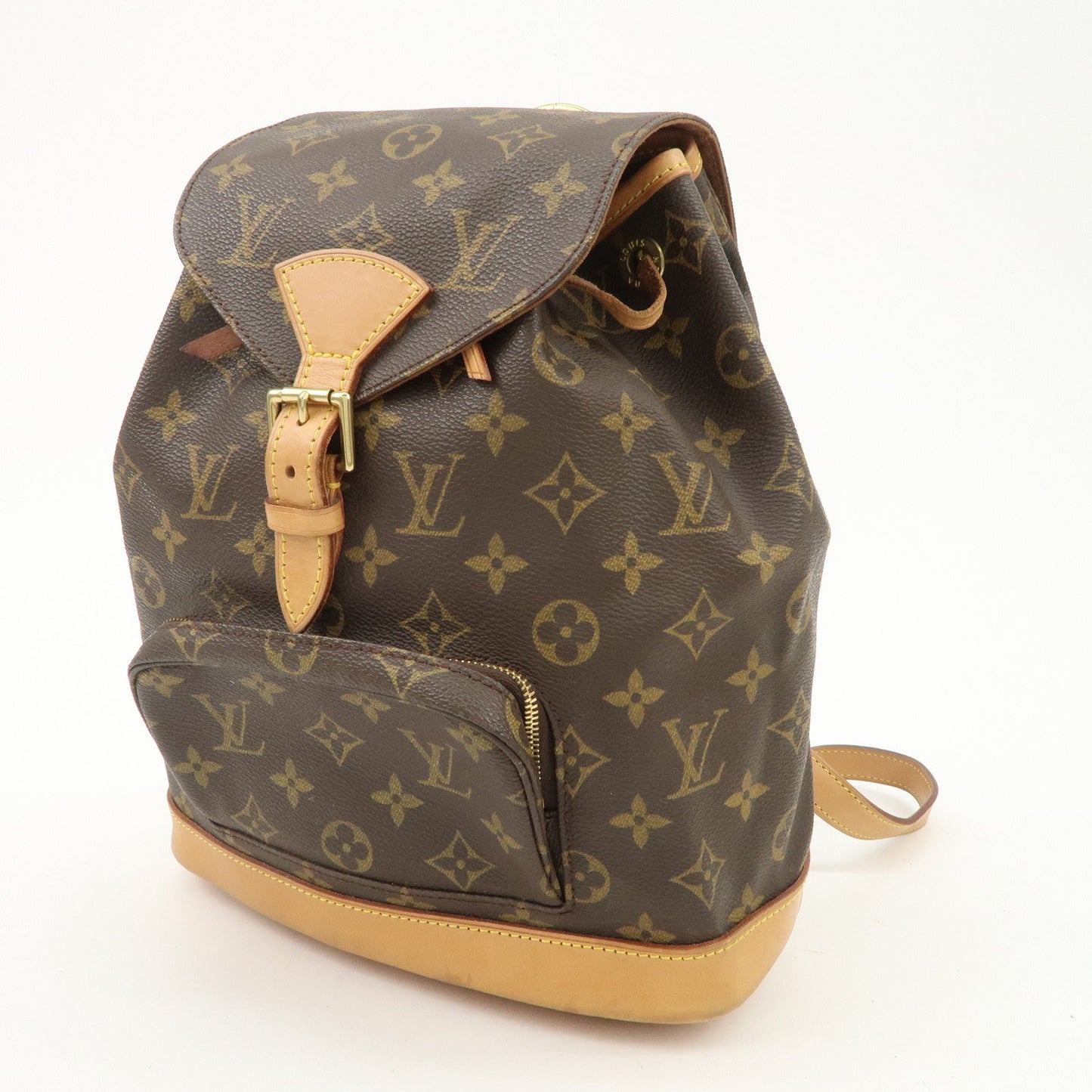 Louis Vuitton Monogram Montsouris MM Back Pack Brown M51136  d
