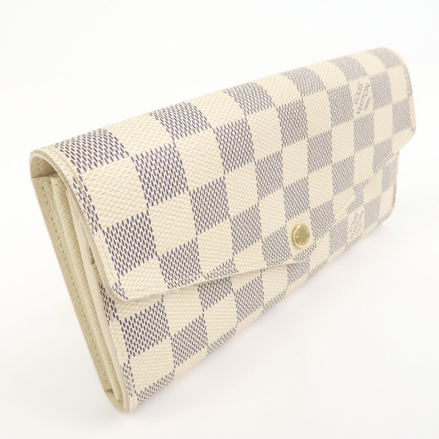 Louis Vuitton Damier Azur Portefeuille Sarah Long Wallet N63208