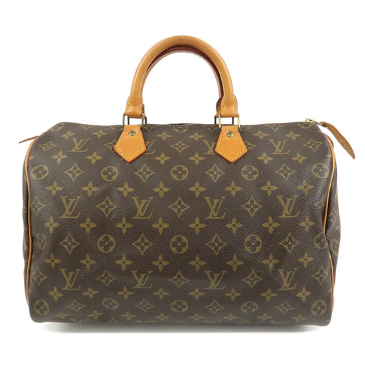 Louis Vuitton Monogram Speedy 35 Boston Bag Hand Bag M41524