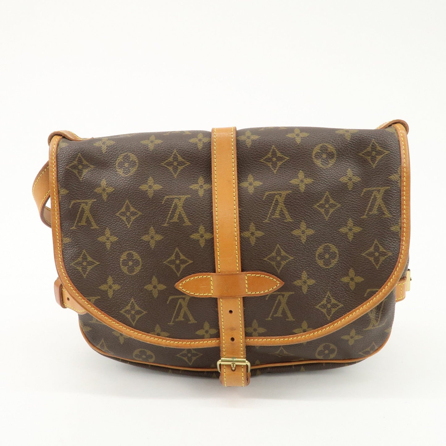 Louis Vuitton Monogram Saumur 30 Shoulder Bag Brown M42256  d