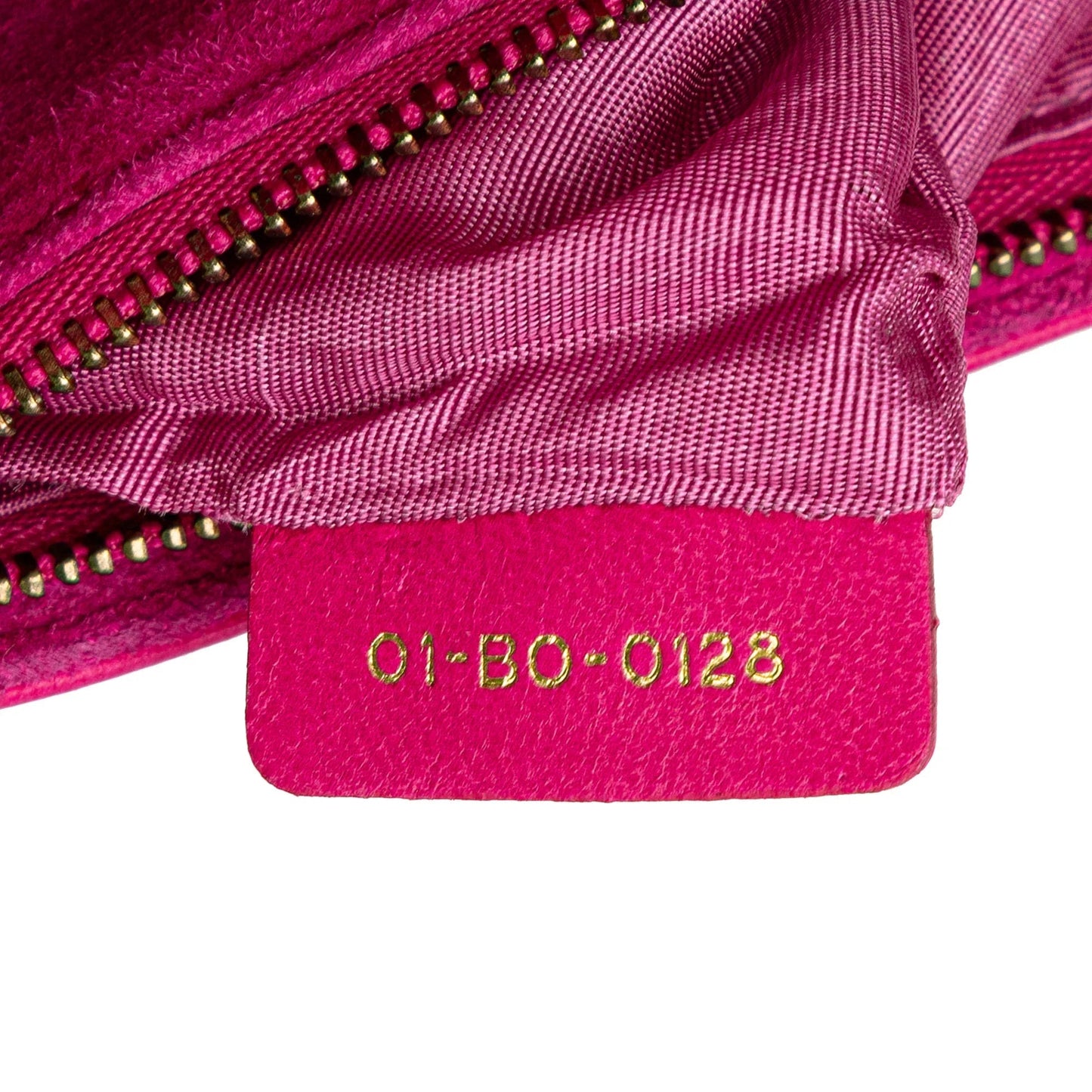 Pink Dior Lambskin Cannage DiorAddict Wallet on Chain Crossbody Bag