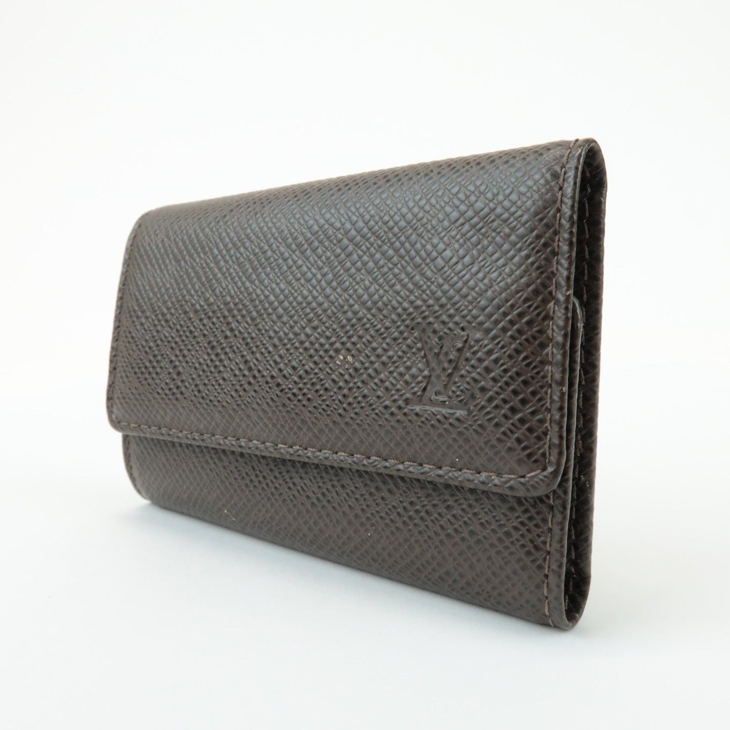 Louis Vuitton Taiga Leather Multicles 6 Key Case Gris M30538