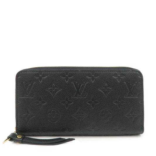 Louis Vuitton Monogram Empreinte Zippy Wallet Noir M61864