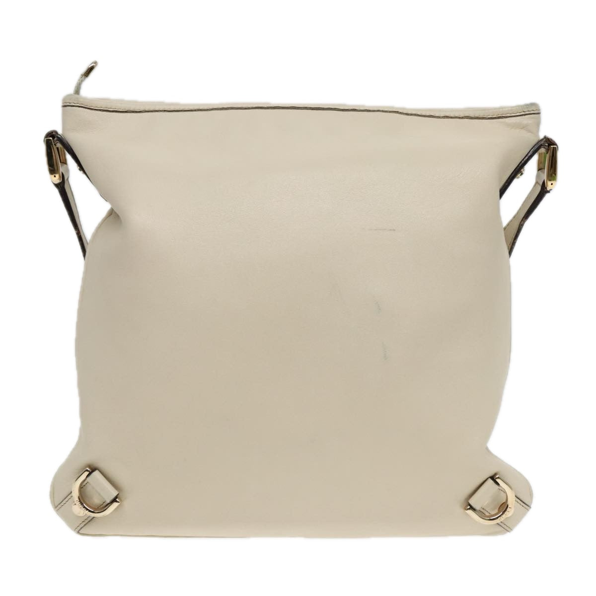 Gucci Abbey Beige Leather Shoulder Bag