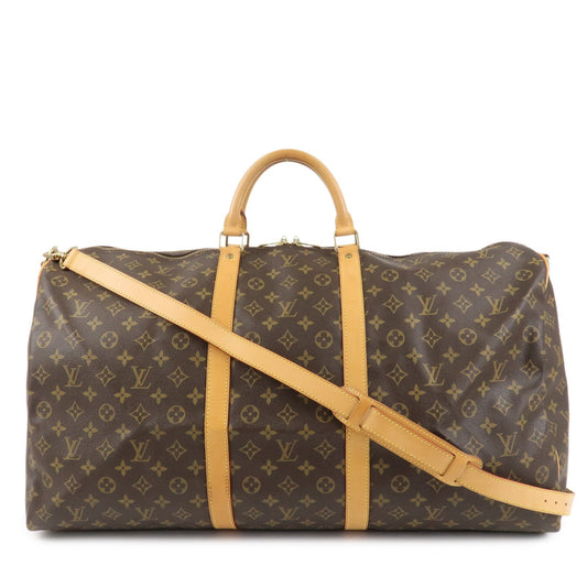 Louis Vuitton Monogram Keep All Bandouliere 60 Boston Bag M41412  d
