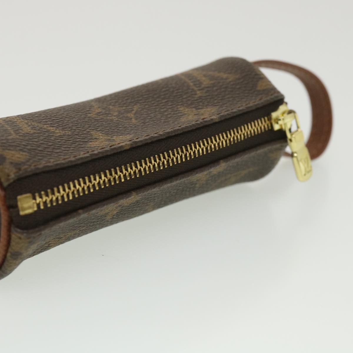 Louis Vuitton Brown Canvas  clutch bag