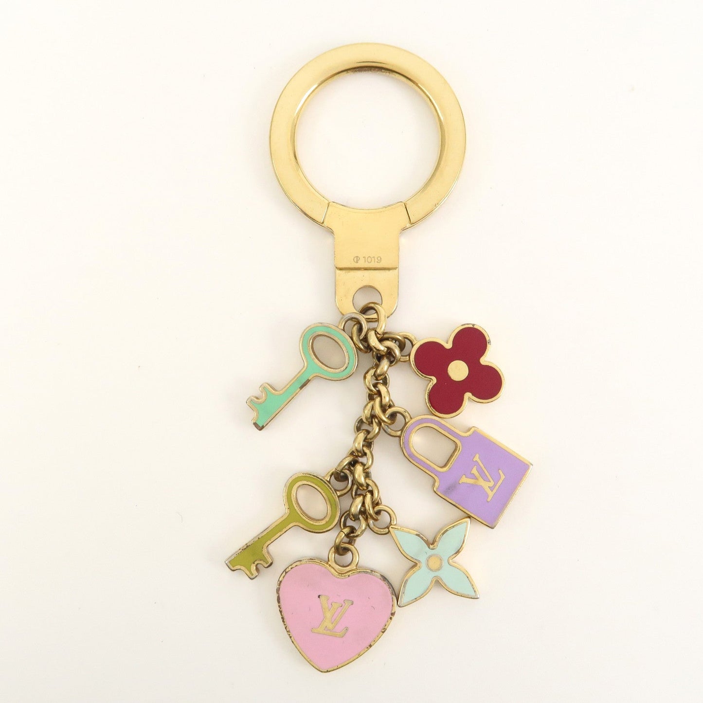 Louis Vuitton Portefeuille Cl??s Pretty Charm Key Holder M66145