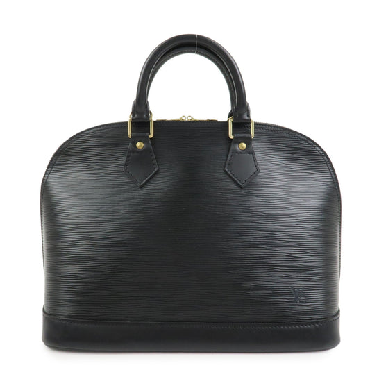 Louis Vuitton Epi Leather Alma PM Hand Bag Noir Black M52142