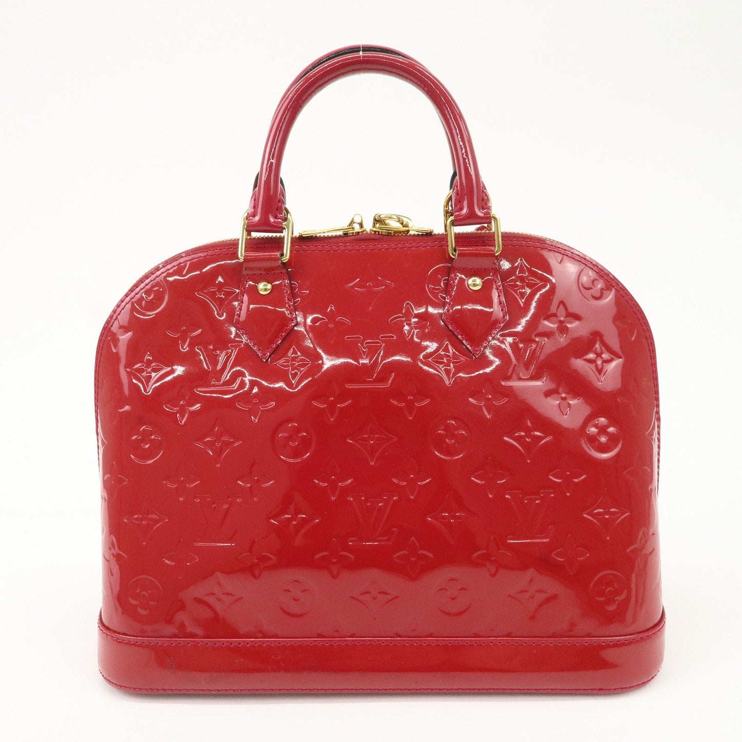 Louis Vuitton Monogram Vernis Alma PM Hand Bag Rose Indien M91770  d