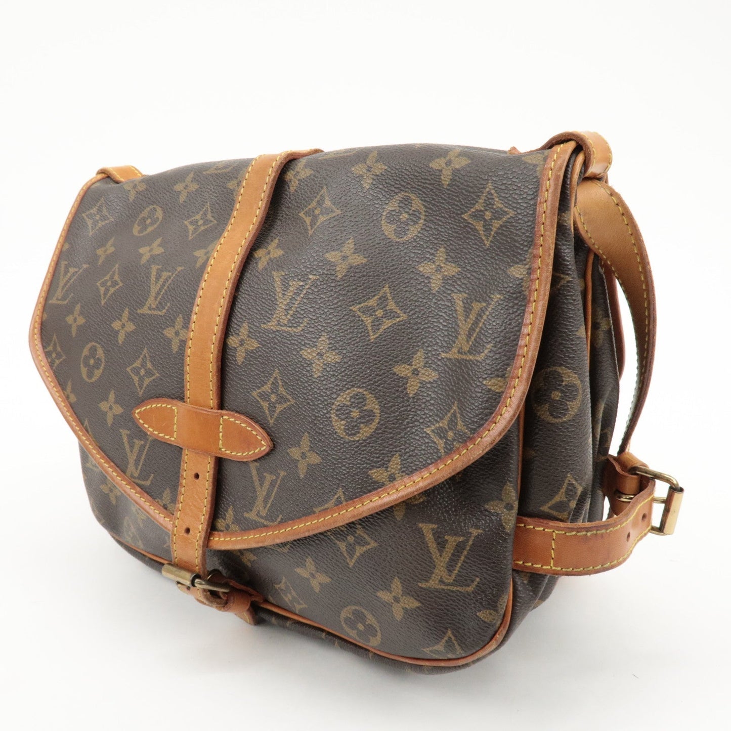 Louis Vuitton Monogram Saumur 30 Shoulder Bag Brown M42256  d