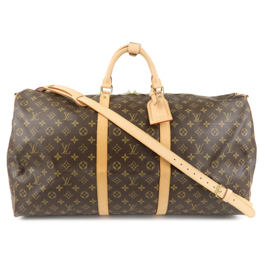 Louis Vuitton Monogram Keep All Bandouliere 60 Boston Bag M41412  d