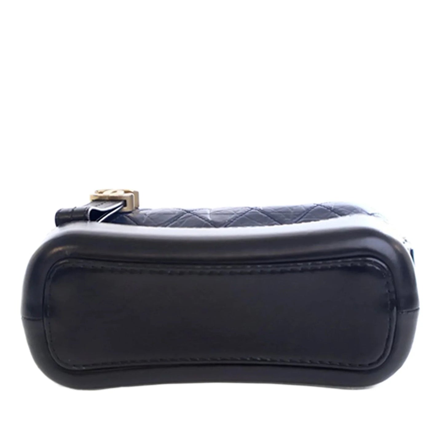 Navy Blue Chanel Small Bicolor Aged Calfskin Gabrielle Crossbody