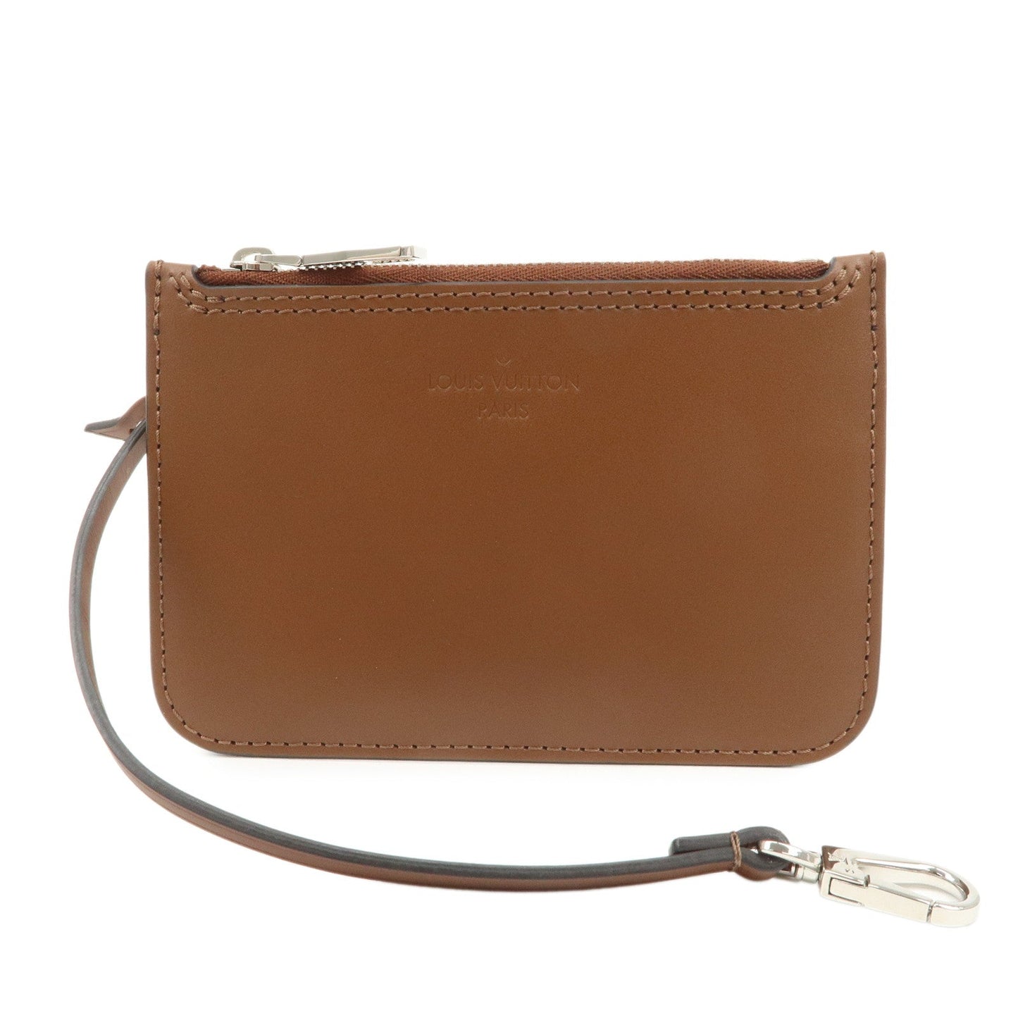 Louis Vuitton Mahina Leather Pouch for Hina PM Brown  d