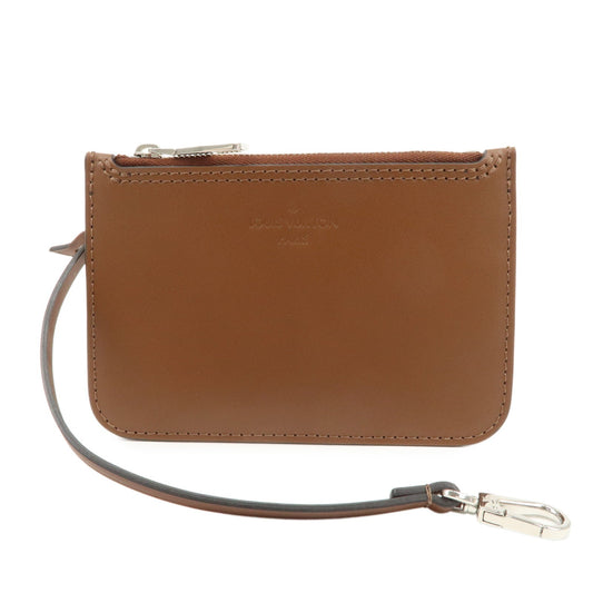 Louis Vuitton Mahina Leather Pouch for Hina PM Brown  d