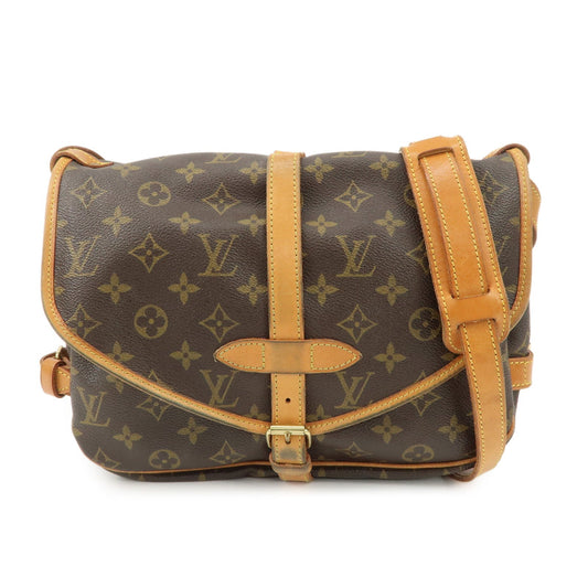 Louis Vuitton Monogram Saumur 30 Shoulder Bag Brown M42256  d