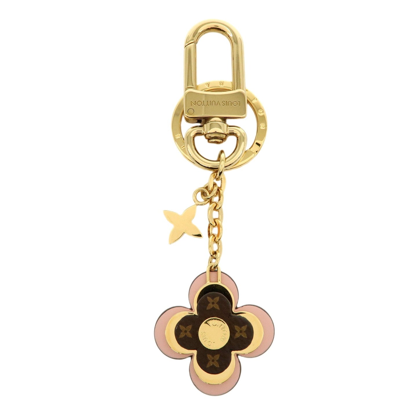 Louis Vuitton Porte Cles Blooming Flower BB Bag Charm Pink M63085