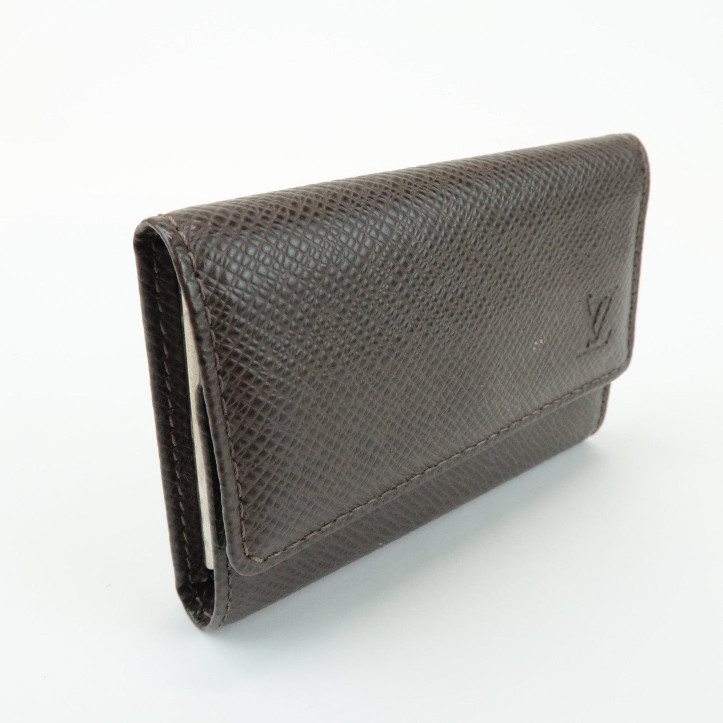 Louis Vuitton Taiga Leather Multicles 6 Key Case Gris M30538