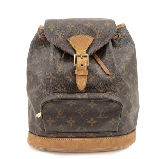 Louis Vuitton Monogram Montsouris MM Backpack Brown M51136  d