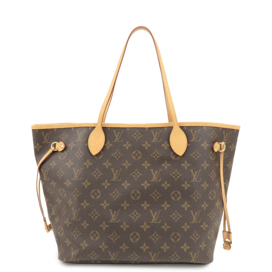 Louis Vuitton Monogram Neverfull MM Tote Bag Brown M40156  d