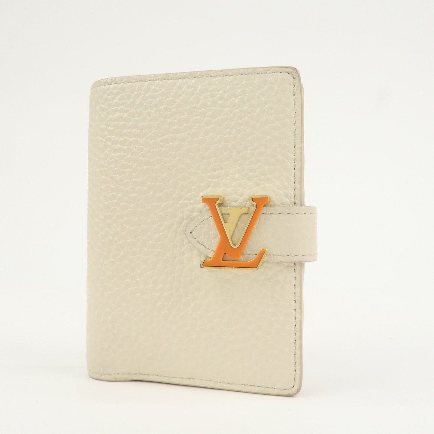 Louis Vuitton Capcines Taurillon Leather Vertical Wallet M11169