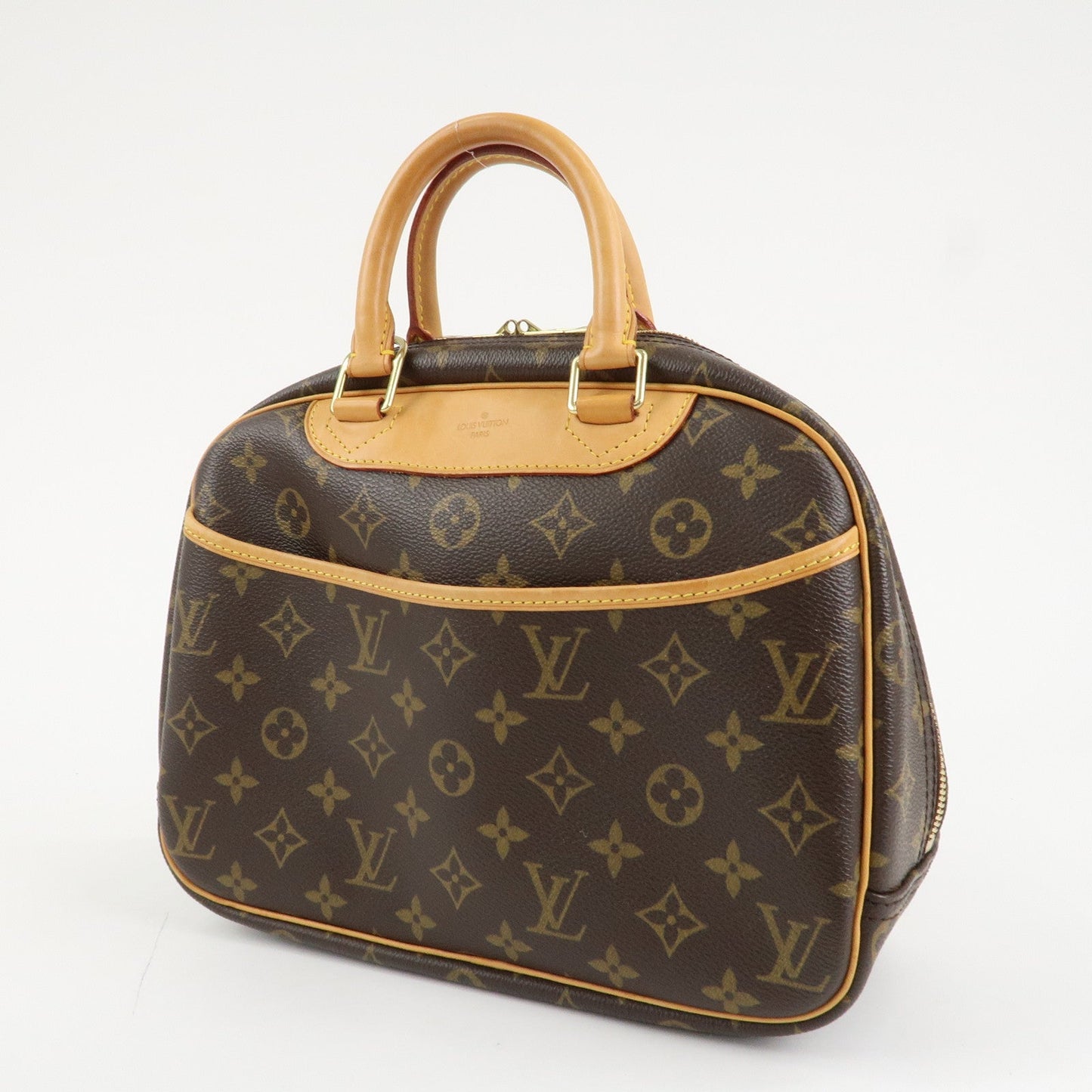 Louis Vuitton Monogram Trueville Hand Bag Brown M42228  d