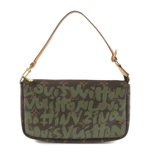 Louis Vuitton Monogram Graffiti Pochette Accessoires Khaki M92191