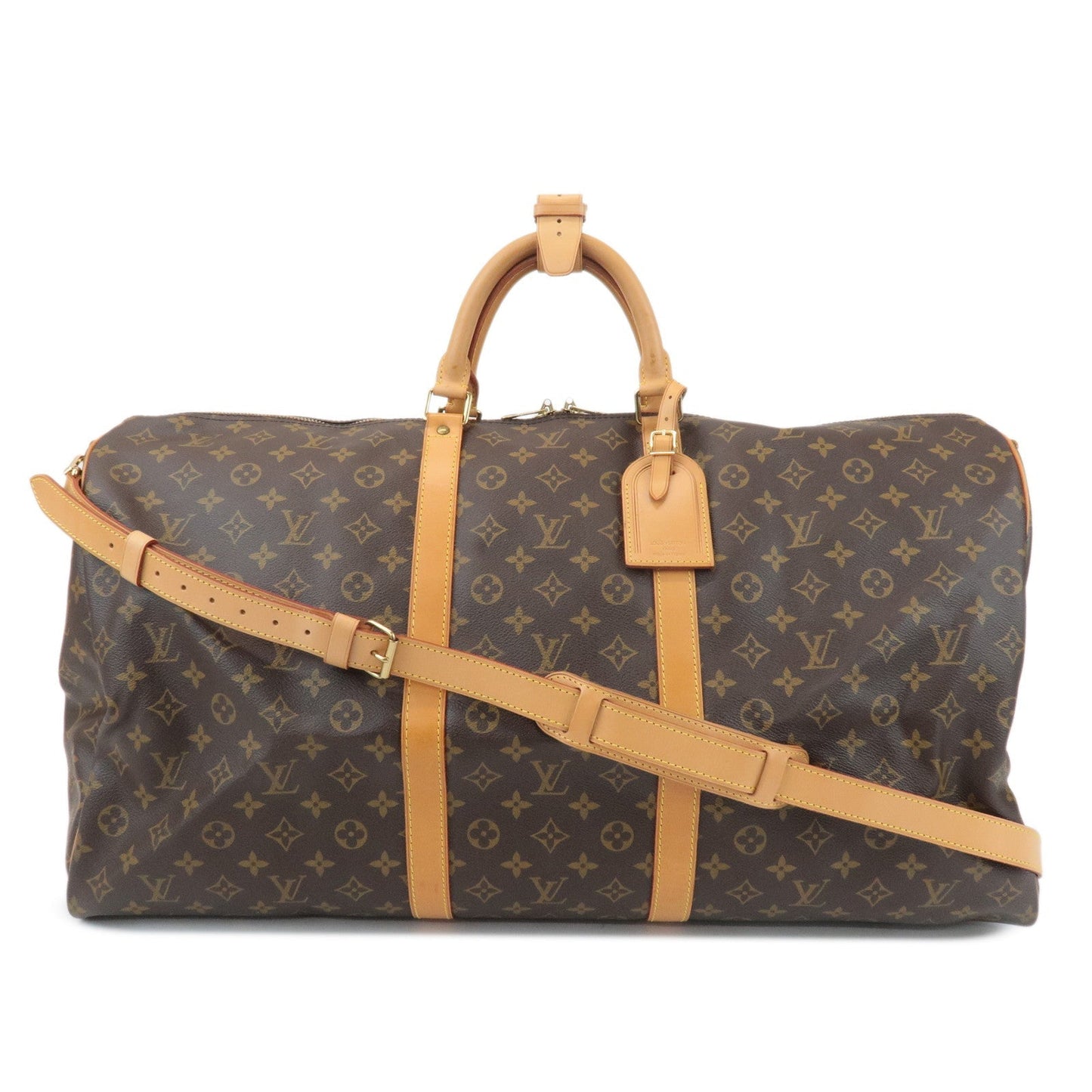 Louis Vuitton Monogram Keep All Bandouliere 60 Boston Bag M41412  d