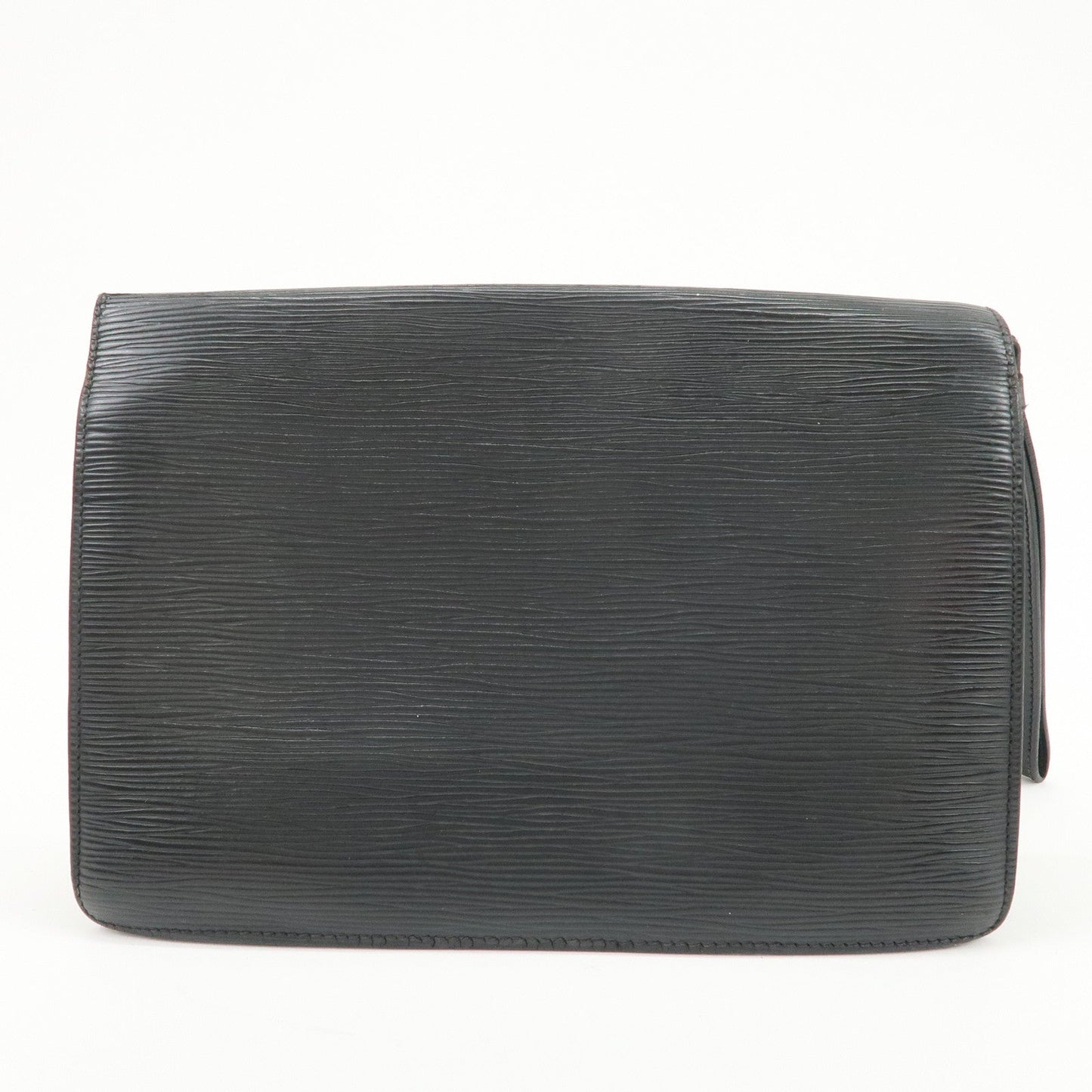 Louis Vuitton Epi Sellier Dragonne Clutch Bag Noir Black M52612