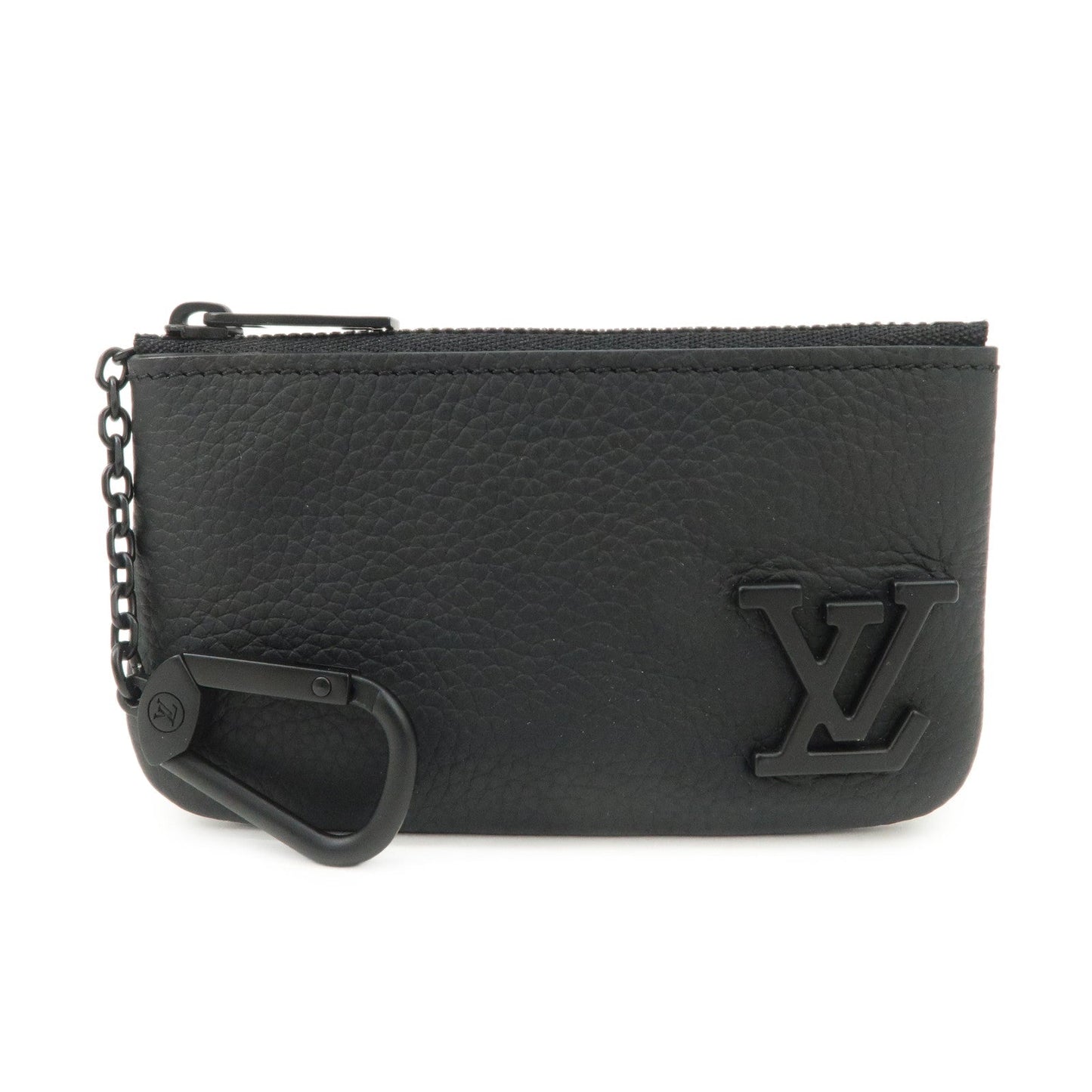 Louis Vuitton Aerogram Pochette Cles Coin Case Noir Black M81031  d
