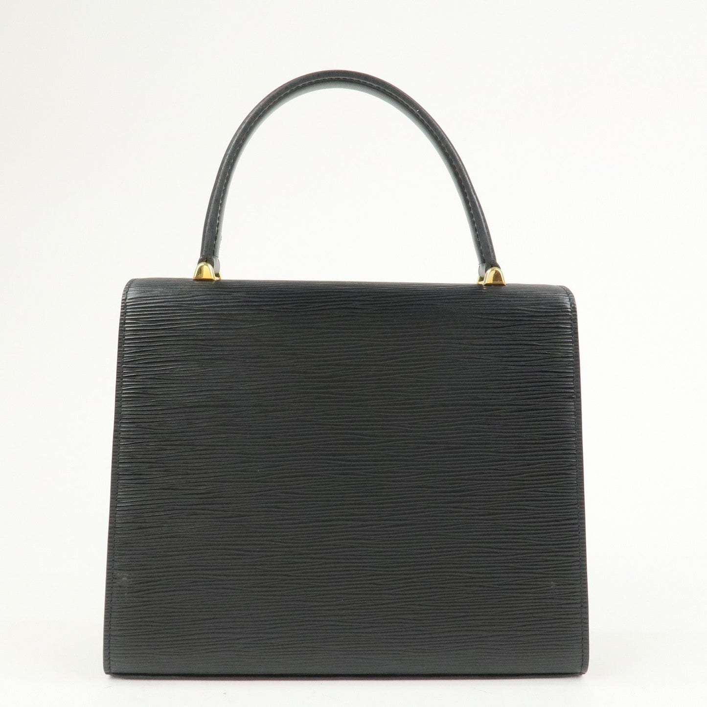 Louis Vuitton Epi Leather Malesherbes Hand Bag Noir M52372