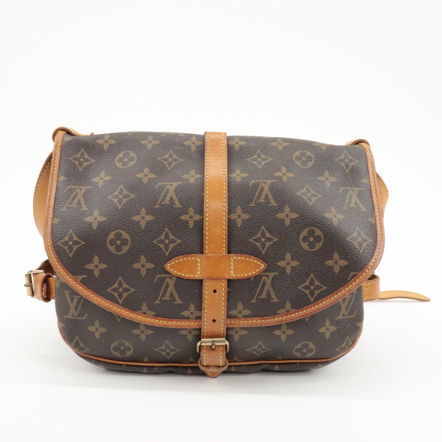 Louis Vuitton Monogram Saumur 30 Shoulder Bag Brown M42256  d