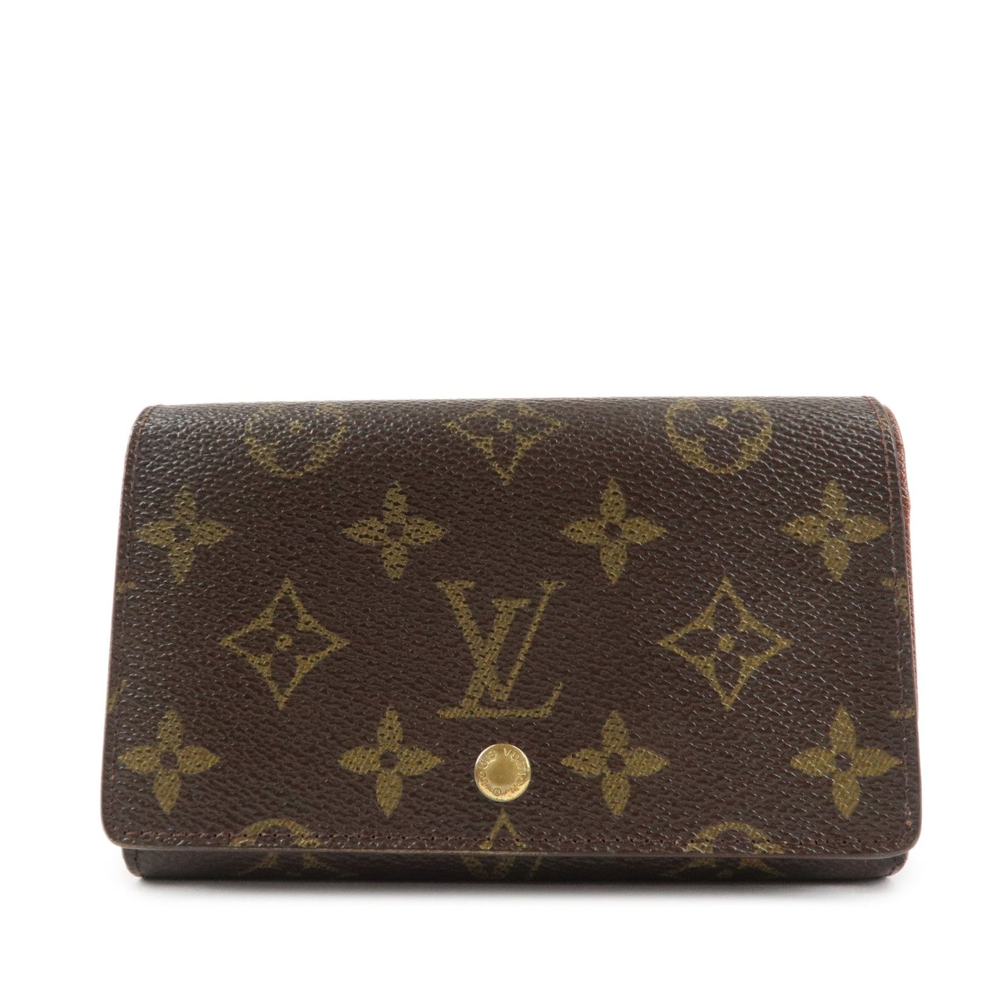 Louis Vuitton Monogram Porte Monnaie Billets Tresor Wallet M61730  d