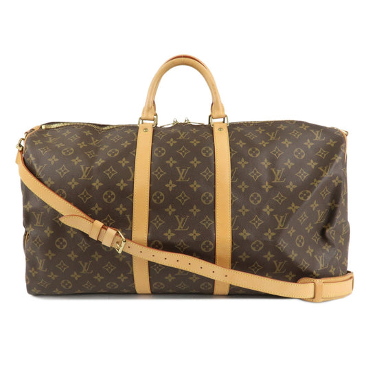 Louis Vuitton Monogram Keep All Bandouliere 55 Boston Bag M41414  d