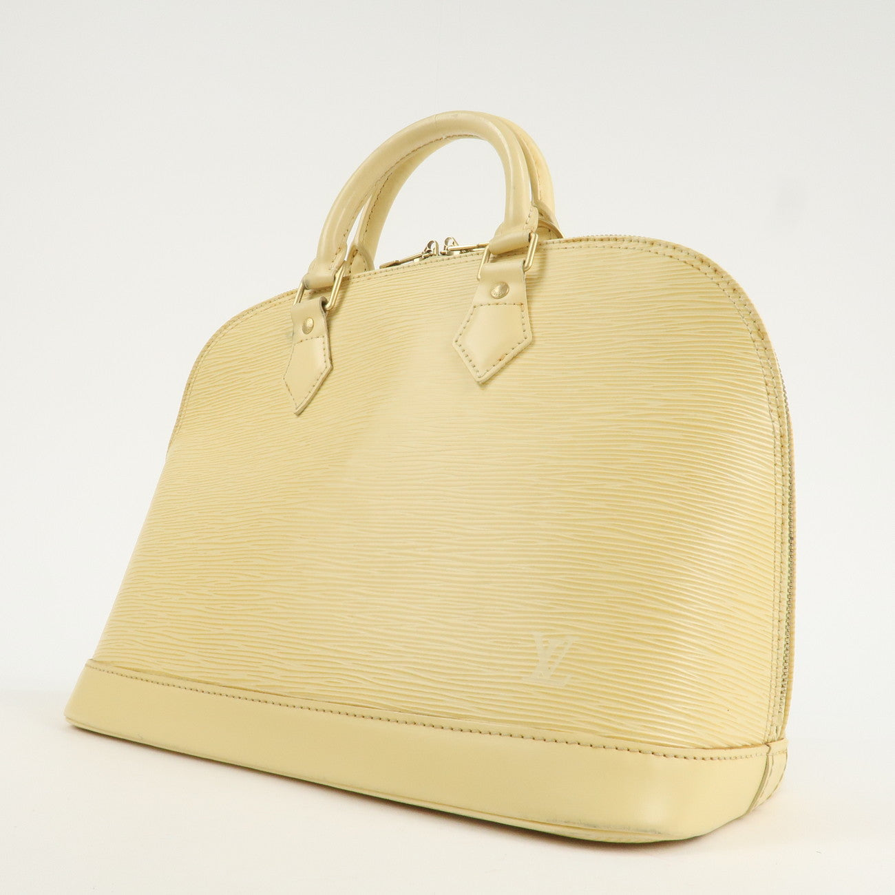 Louis Vuitton Epi Leather Alma Hand Bag Vanilla M5214A  d
