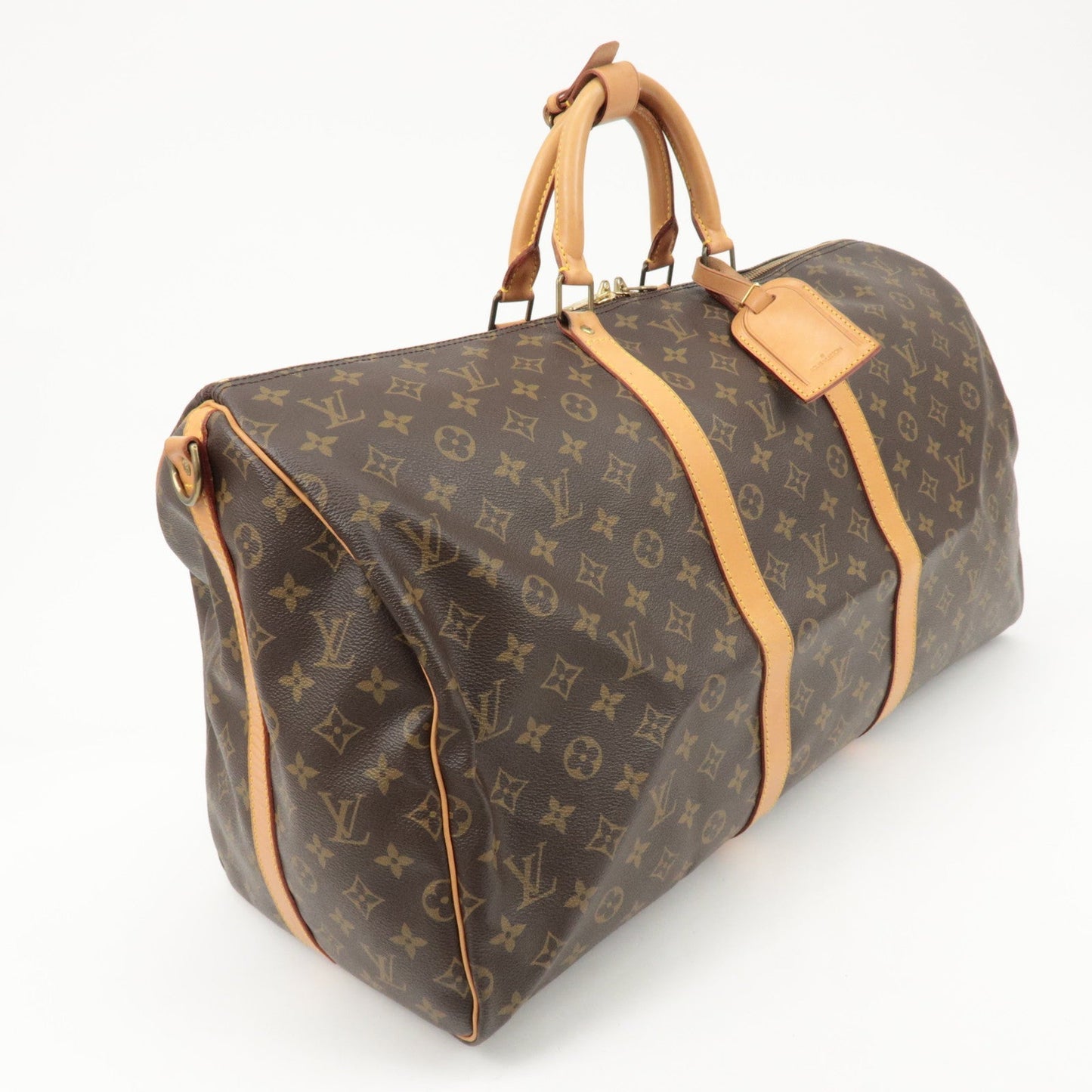 Louis Vuitton Monogram Keep All Bandouliere 55 Boston Bag M41414  d