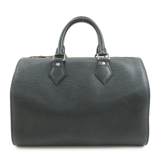 Louis Vuitton Epi Leather Speedy 25 Hand Bag Boston Bag Noir M59032