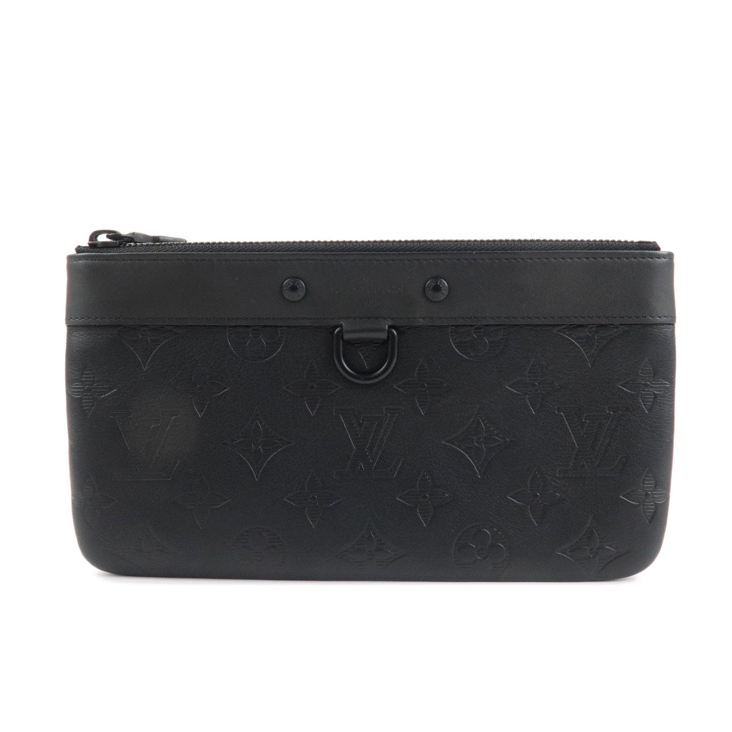 Louis Vuitton Monogram Shadow Pochette Discovery PM Black M44335  d