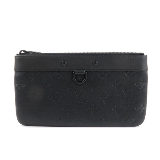 Louis Vuitton Monogram Shadow Pochette Discovery PM Black M44335  d