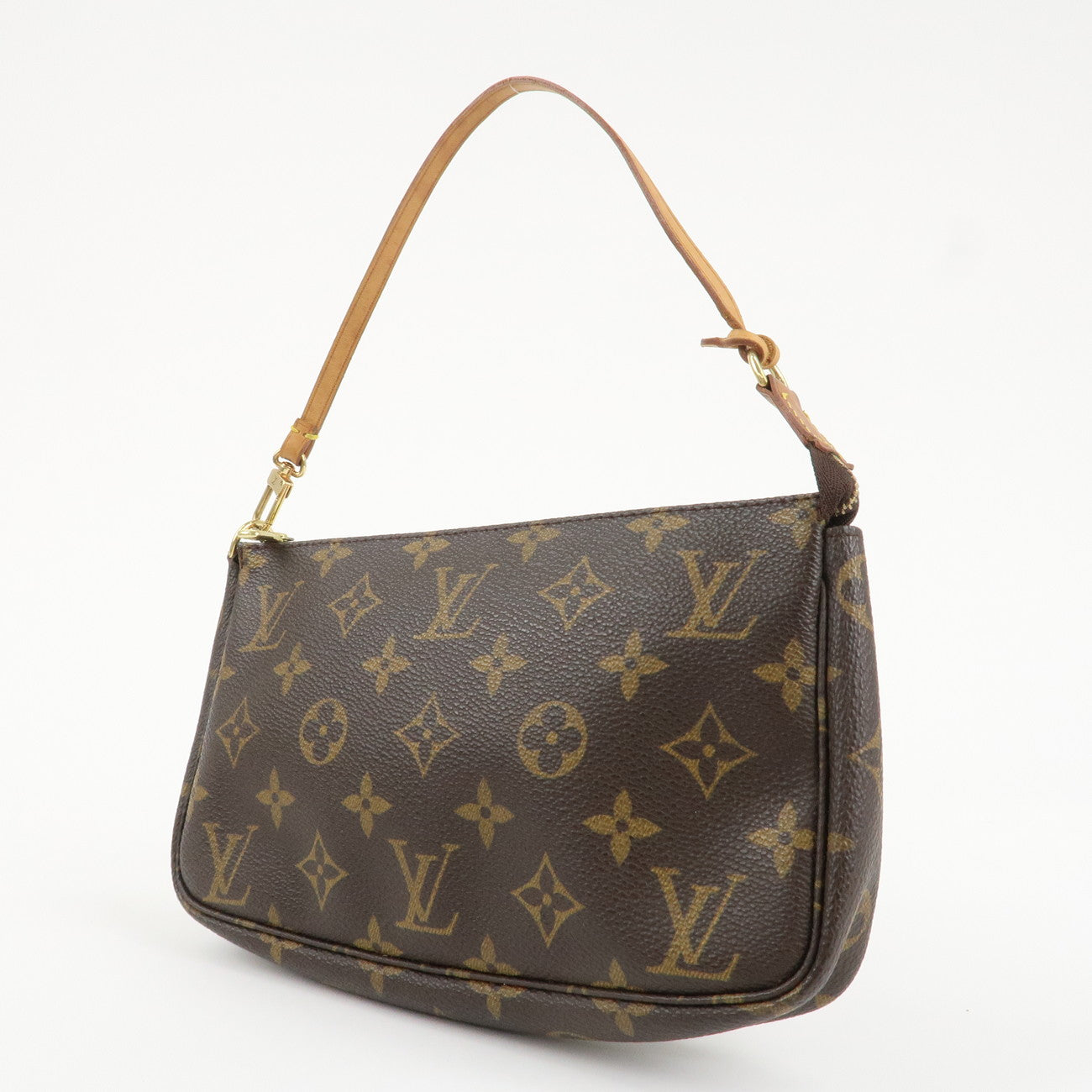 Louis Vuitton Monogram Pochette Accessoires Hand Bag Brown M51980  d