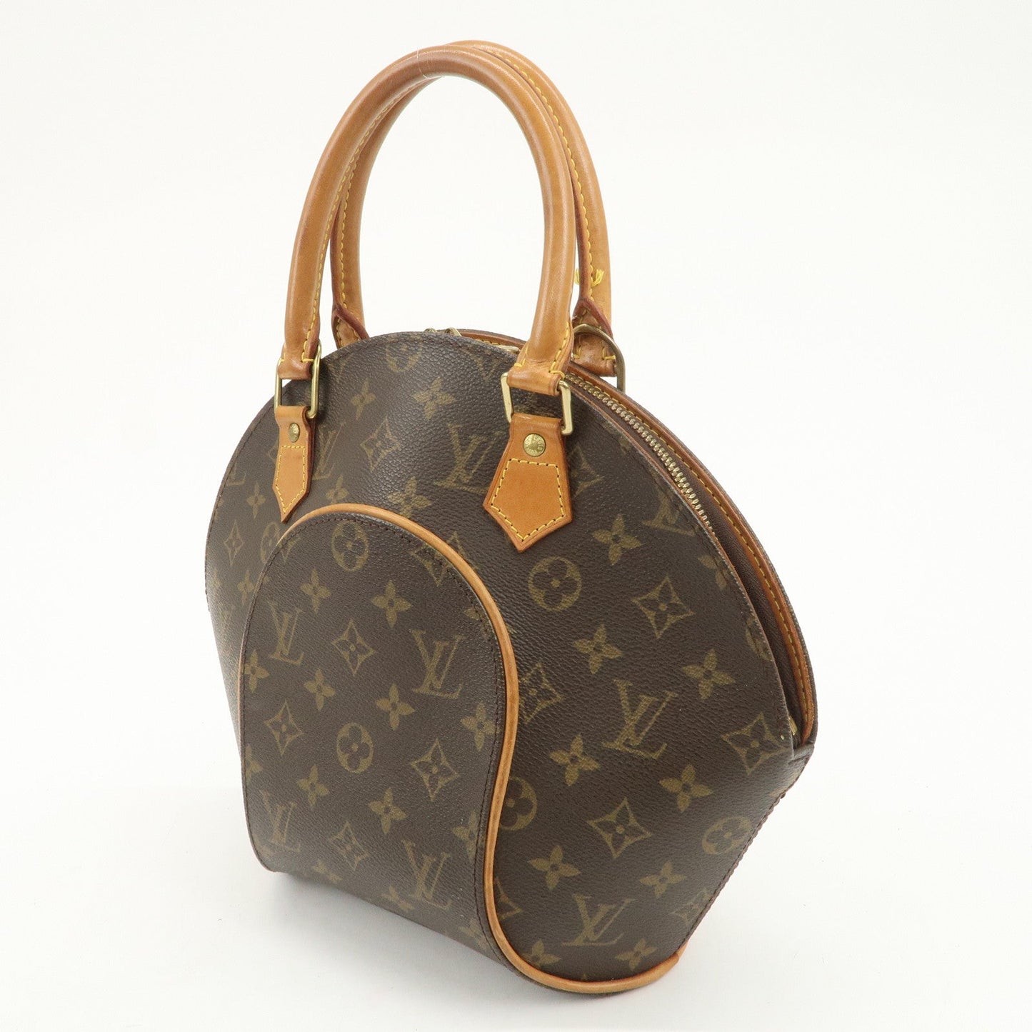 Louis Vuitton Monogram Canvas Ellipse PM Hand Bag Brown M51127