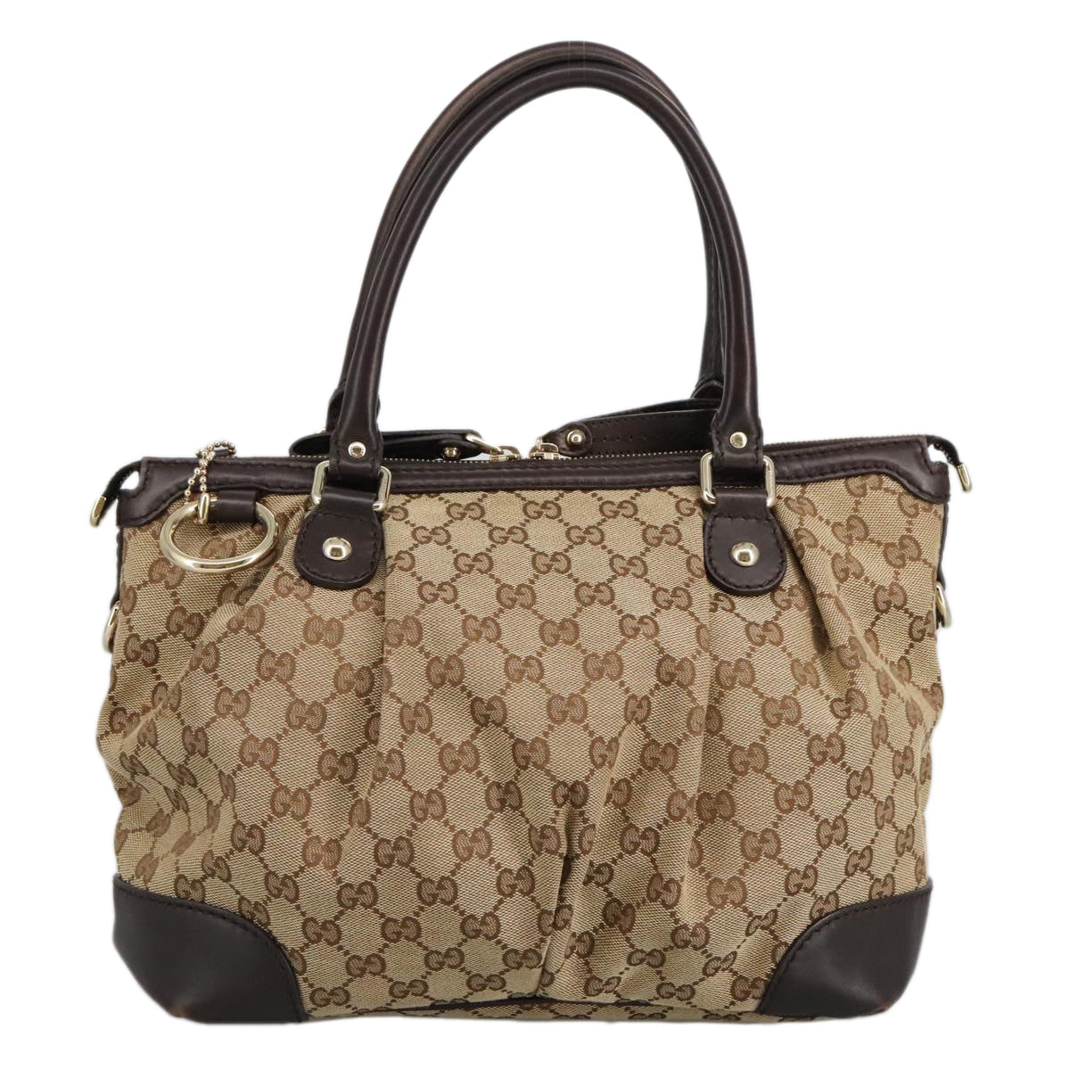 Gucci Sukey Beige Canvas Shopper Bag
