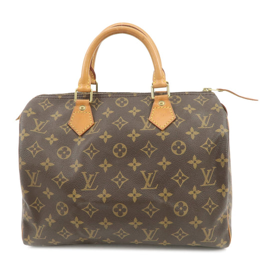Louis Vuitton Monogram Speedy 30 Boston Bag Hand Bag Brown M41526