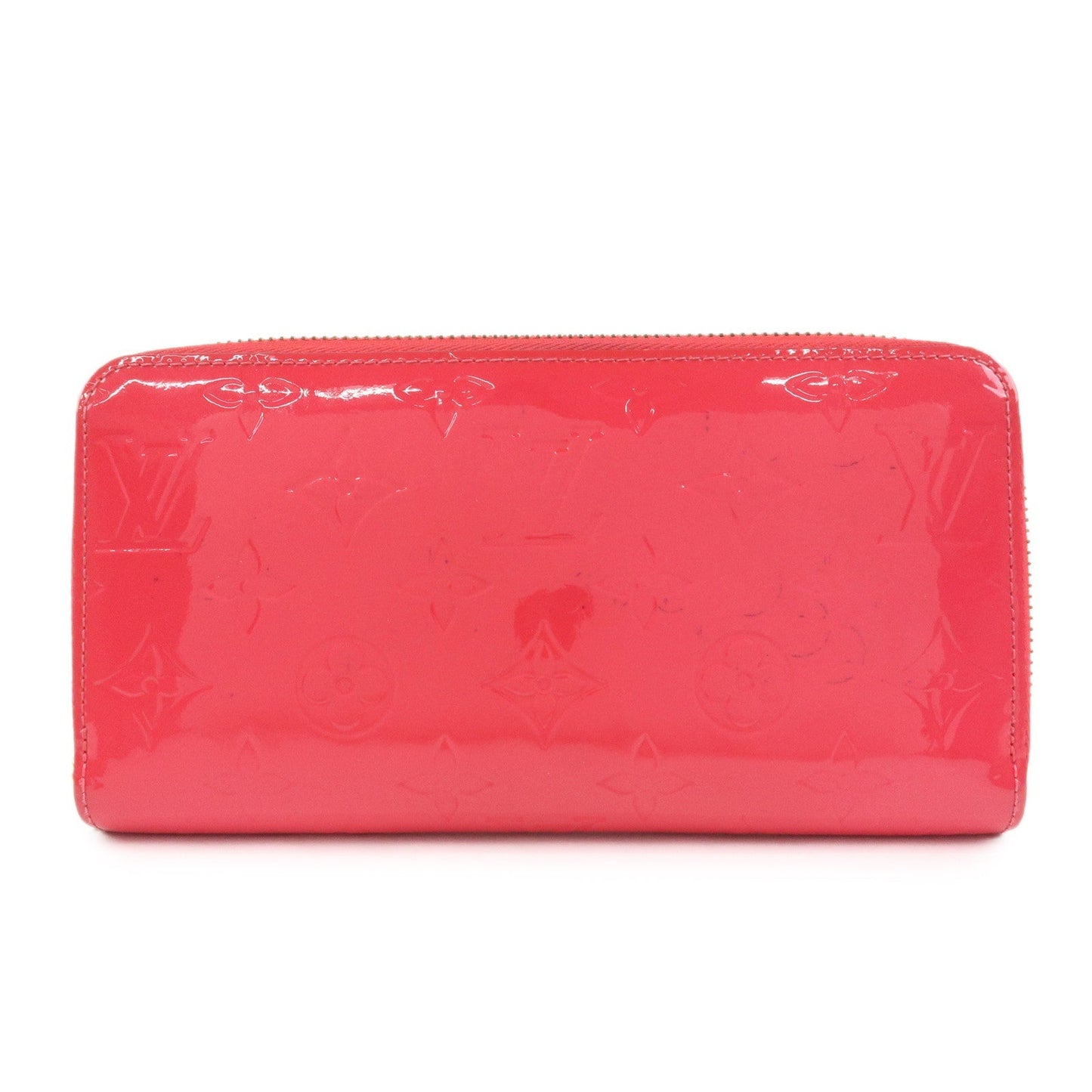 Louis Vuitton Monogram Vernis Zippy Wallet Rouge Grenadine M91732