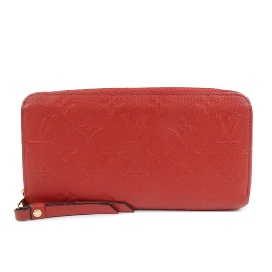 Louis Vuitton Monogram Empreinte Leather Round Zippy Wallet M68571