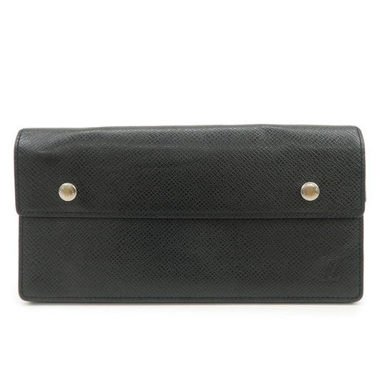 Louis Vuitton Taiga Portefeuille Accordeon Long Wallet Noir M30998